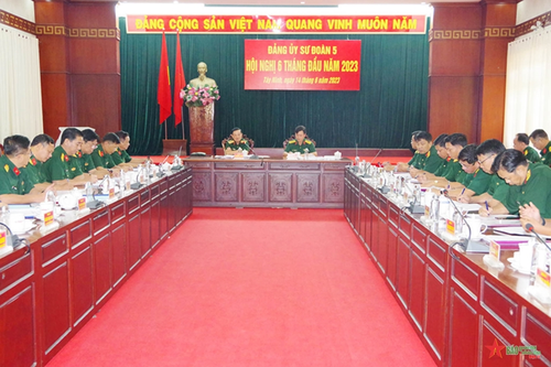 Sư đoàn 5 hoàn thành tốt nhiệm vụ 6 tháng đầu năm 2023