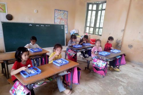 Chính sách hỗ trợ gạo nâng bước học sinh tới trường