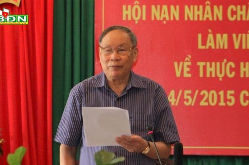 Đắk Nông cần đẩy mạnh tuyên truyền các đơn vị và người dân giúp đỡ nạn nhân chất độc da cam