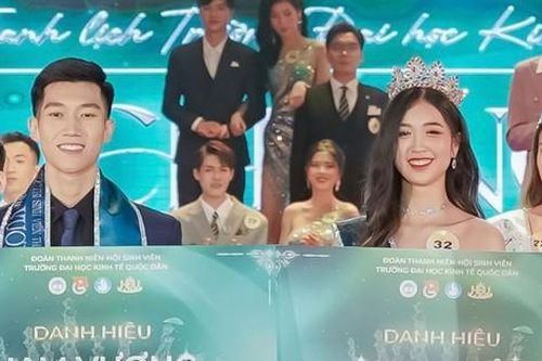 Tìm ra nam vương và hoa khôi Trường Đại học Kinh tế Quốc dân 2023