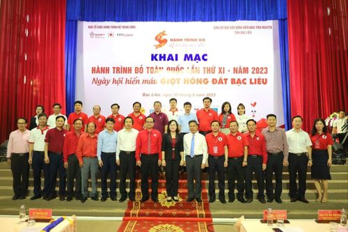 Hành trình Đỏ năm 2023 chính thức khai mạc tại tỉnh Bạc Liêu