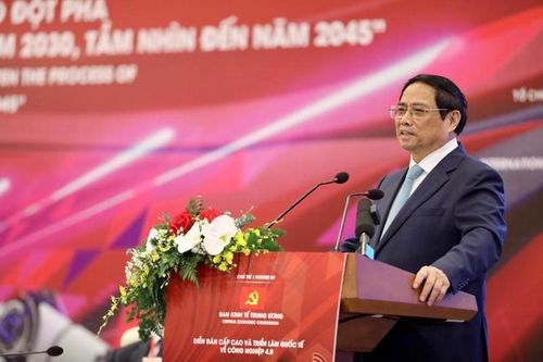 Thủ tướng: 'Chuyển đổi số và tăng trưởng xanh tác động toàn diện, sâu sắc đến công nghiệp hóa, hiện đại hóa ở Việt Nam'