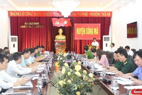 Đoàn công tác số 4 của Ban Chỉ đạo 297 Tỉnh ủy kiểm tra công tác phòng, chống và kiểm soát ma túy tại huyện Sông Mã