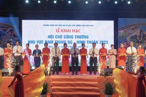 Gần 300 gian hàng tham gia trưng bày tại Hội chợ Công Thương khu vực Nam Trung Bộ - Ninh Thuận 2023