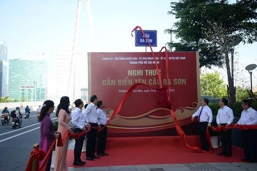 TPHCM công bố đặt tên cầu Thủ Thiêm và cầu Ba Son