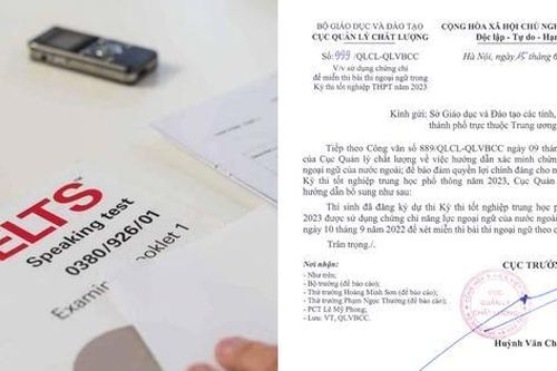 Kỳ thi tốt nghiệp THPT 2023: Thông tin mới nhất về việc xét miễn thi Ngoại ngữ