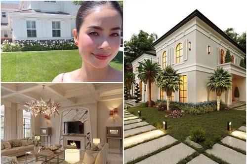 Phạm Hương khoe biệt thự khủng tặng mẹ ở quê sau 5 năm sang Mỹ