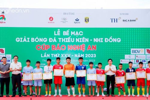 Chân dung 4 vua phá lưới Nhi đồng Cúp Báo Nghệ An lần thứ 25