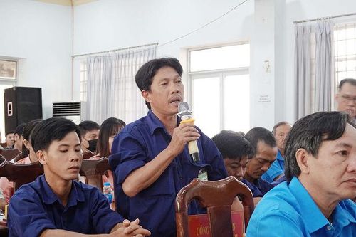 Lắng nghe và giải quyết những tâm tư, nguyện vọng của công nhân lao động