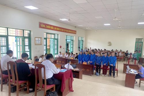 Điện Biên Đông tổ chức xét xử lưu động 5 vụ án ma túy