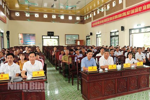 Đại biểu HĐND tỉnh tiếp xúc cử tri huyện Yên Khánh
