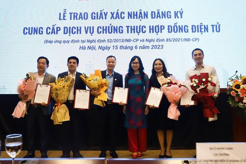 Cấp phép thêm 5 doanh nghiệp đủ điều kiện cung cấp dịch vụ chứng thực hợp đồng điện tử