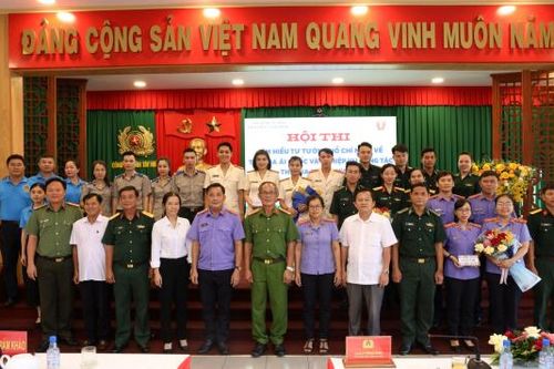 Công an Tây Ninh đạt giải Nhất thi tìm hiểu tư tưởng Hồ Chí Minh về thi đua ái quốc