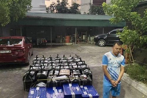 Bắc Giang: Bắt giữ đối tượng dùng máy trộn bê tông chế tạo hàng tấn pháo nổ