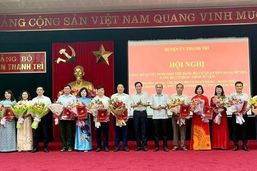 Huyện Thanh Trì thành lập 29 chi, đảng bộ cơ sở trực thuộc