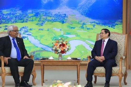Thủ tướng Phạm Minh Chính tiếp Bộ trưởng Bộ Tư pháp Cuba