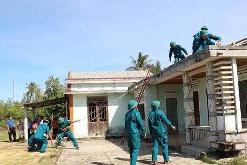 Diễn tập hành động sớm ứng phó thiên tai