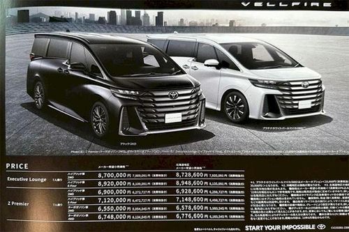 'Chuyên cơ mặt đất' Toyota Alphard 2024 lộ giá bán, từ 932 triệu đồng