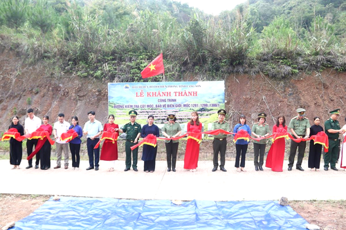 Lạng Sơn: Khánh thành 3 đường kiểm tra cột mốc bảo vệ biên giới