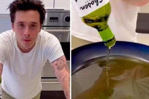 Brooklyn Beckham lại gây tranh cãi vì nấu ăn