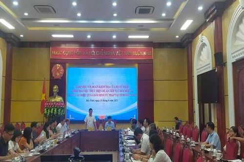 Đoàn kiểm tra liên ngành Đề án 250 làm việc tại Bắc Ninh