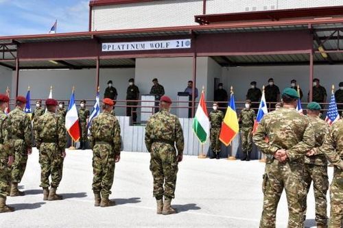 Tập trận Sói bạch kim tại Serbia