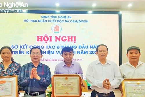 Vận động hơn 1,5 tỷ đồng thăm hỏi các gia đình nạn nhân chất độc da cam/dioxin tại Nghệ An