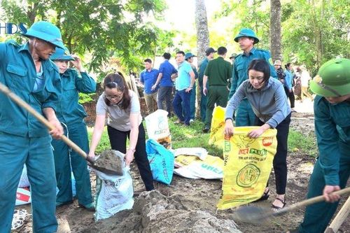 Huyện Vĩnh Lộc tập huấn công tác phòng, chống thiên tai và diễn tập xử lý các sự cố đê điều có thể xảy ra năm 2023