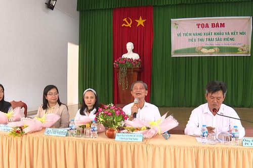 Tọa đàm 'Tiềm năng xuất khẩu và kết nối tiêu thụ trái sầu riêng'