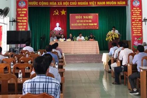 Đại biểu HĐND tỉnh Khánh Hòa tiếp xúc cử tri 3 phường thuộc TP. Cam Ranh