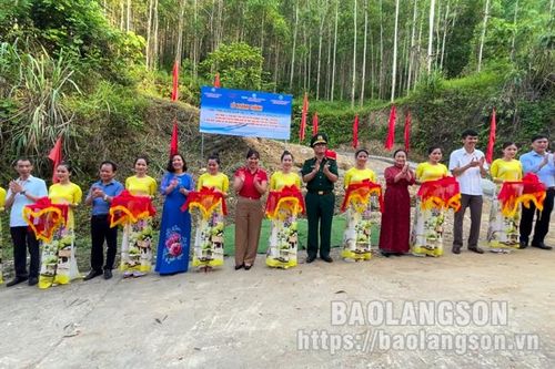 Khánh thành công trình đường kiểm tra cột mốc, bảo vệ biên giới tại mốc quốc giới 973 (giai đoạn 2)