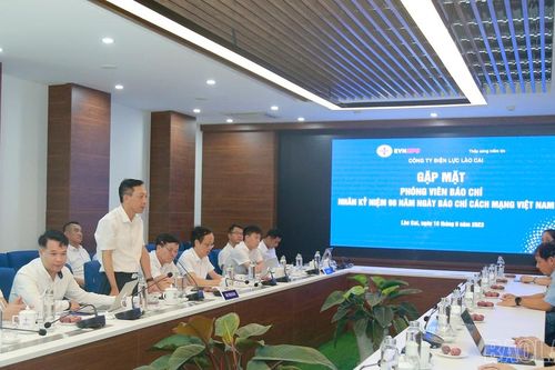 Công ty Điện lực Lào Cai gặp mặt các cơ quan báo chí nhân Ngày báo chí cách mạng Việt Nam (21/6)