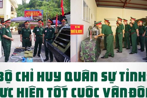 Bộ Chỉ huy quân sự tỉnh: Thực hiện tốt Cuộc vận động số 50
