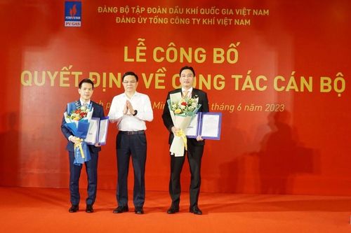 PV GAS công bố và trao quyết định về công tác cán bộ cấp cao