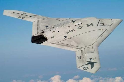 Cận cảnh máy bay 'sát thủ' tàng hình không người lái X-47B của Mỹ