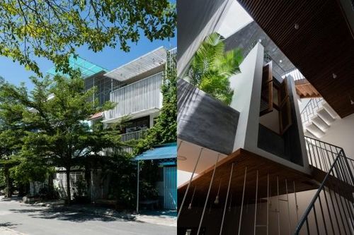 'Bọc lưới thép' bên ngoài, nhà hướng Tây không còn 'sợ nắng'