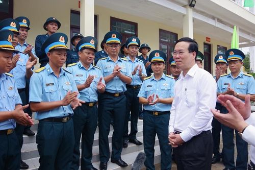 Chủ tịch nước biểu dương tinh thần trách nhiệm, ý chí quyết tâm của Trạm Radar 55, Trung đoàn 292