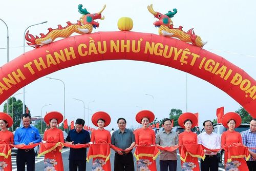 Khánh thành cầu Như Nguyệt giai đoạn 2: Tháo gỡ nút thắt nhiều năm