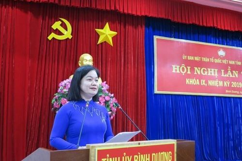 Bí thư Huyện ủy Phú Giáo giữ chức Chủ tịch UBMTTQ Việt Nam tỉnh Bình Dương