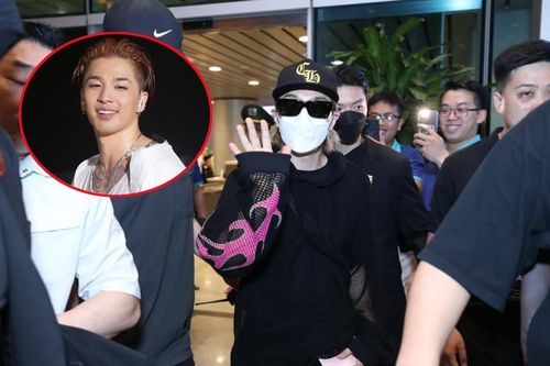 Taeyang (Big Bang) đáp cánh tại Việt Nam nhưng điểm gây chú ý nhất là trang phục