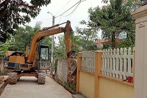 Lan tỏa phong trào hiến đất mở rộng đường giao thông nông thôn ở Triệu Sơn