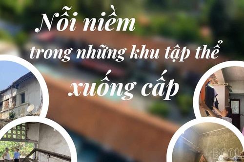 Nỗi niềm trong những khu tập thể xuống cấp