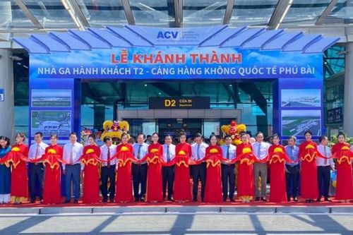 Khánh thành nhà ga T2 Cảng hàng không quốc tế Phú Bài