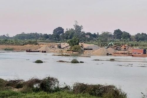 Thái Nguyên: Tăng cường kiểm tra, giám sát hoạt động khai thác cát, sỏi lòng sông