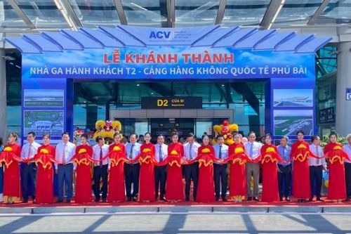 Khánh thành Dự án xây dựng Nhà ga hành khách T2 - Cảng Hàng không quốc tế Phú Bài