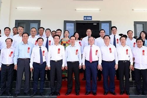 Chủ tịch nước Võ Văn Thưởng dự lễ khánh thành Đài Phát sóng Nam Trung Bộ