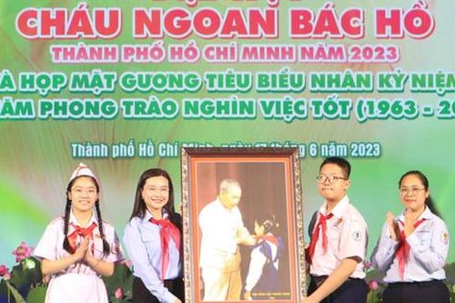 350 đại biểu dự Đại hội Cháu ngoan Bác Hồ thành phố Hồ Chí Minh năm 2023