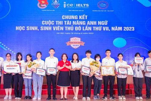 Chung kết Tài năng Anh ngữ học sinh, sinh viên Thủ đô năm 2023