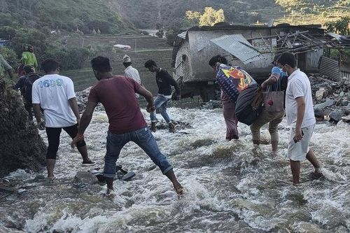 Lũ quét ở Nepal: 1 người thiệt mạng, 25 người mất tích