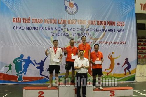 Giải thể thao Người làm báo tỉnh Hòa Bình năm 2023